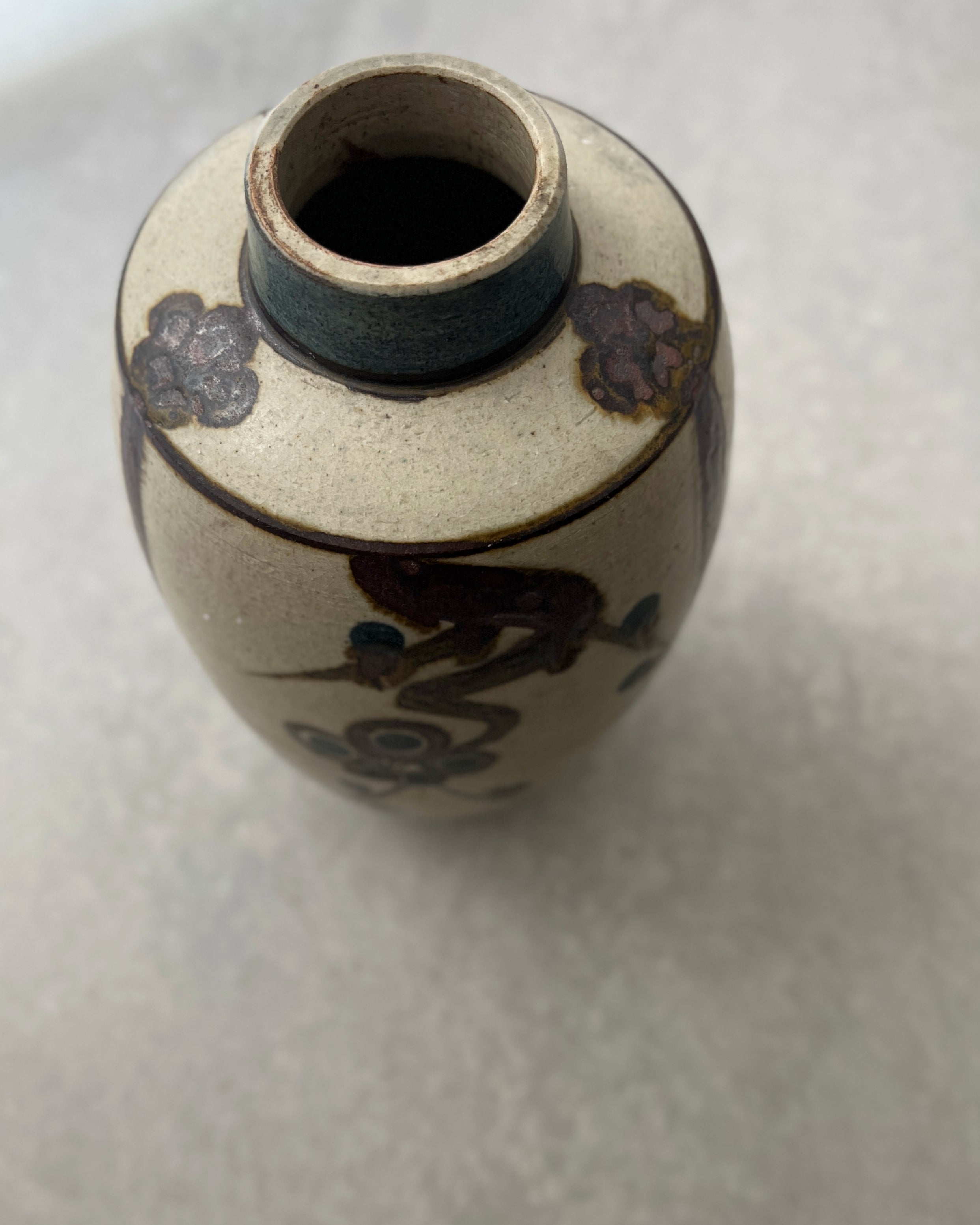 vintage japanese ceramic vase