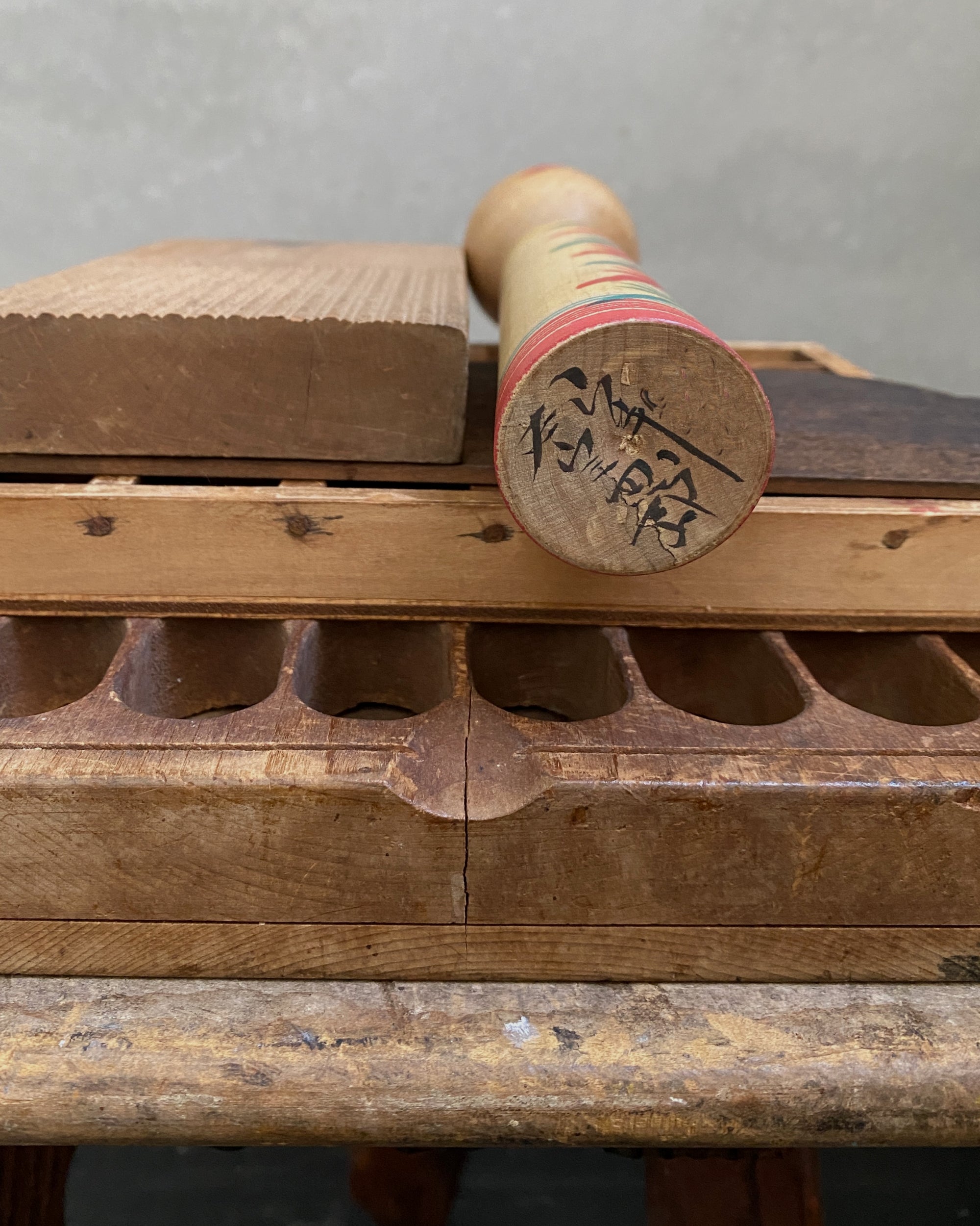 vintage Japanese kokeshi