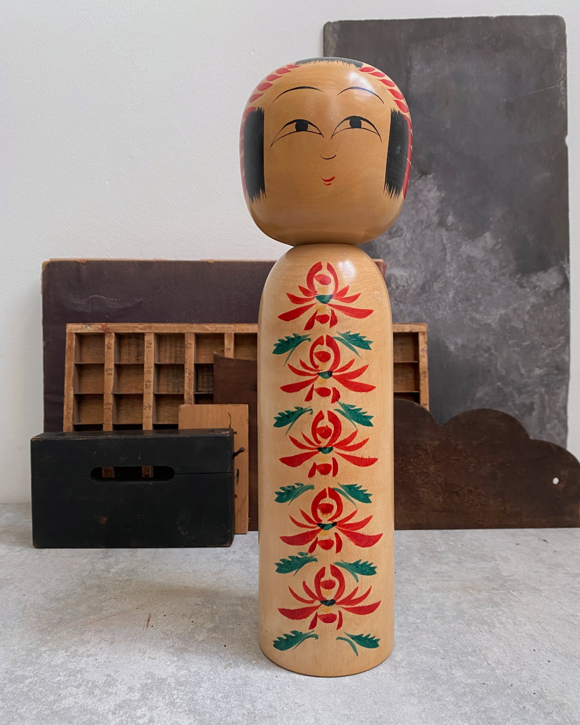 vintage Japanese kokeshi