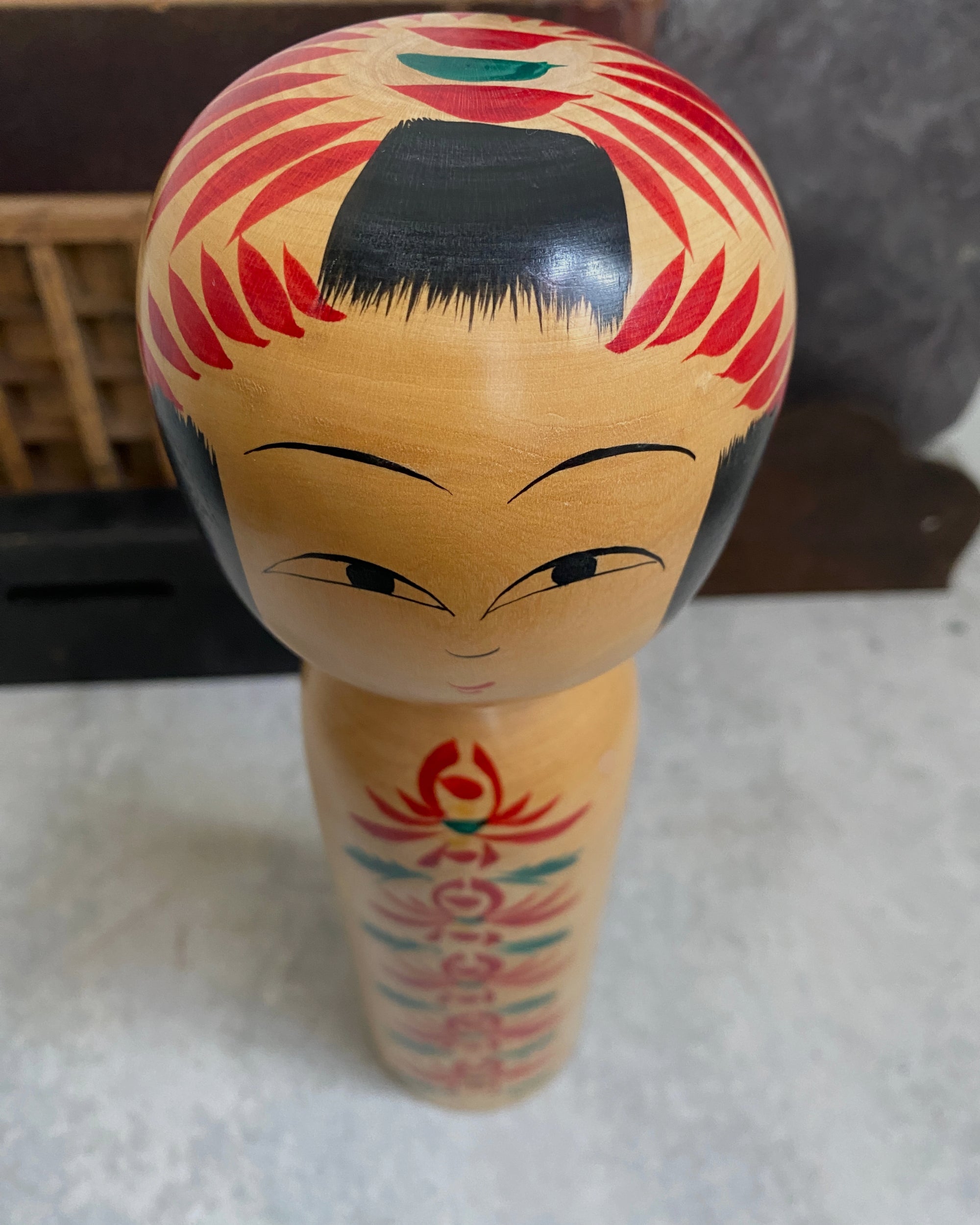 vintage Japanese kokeshi