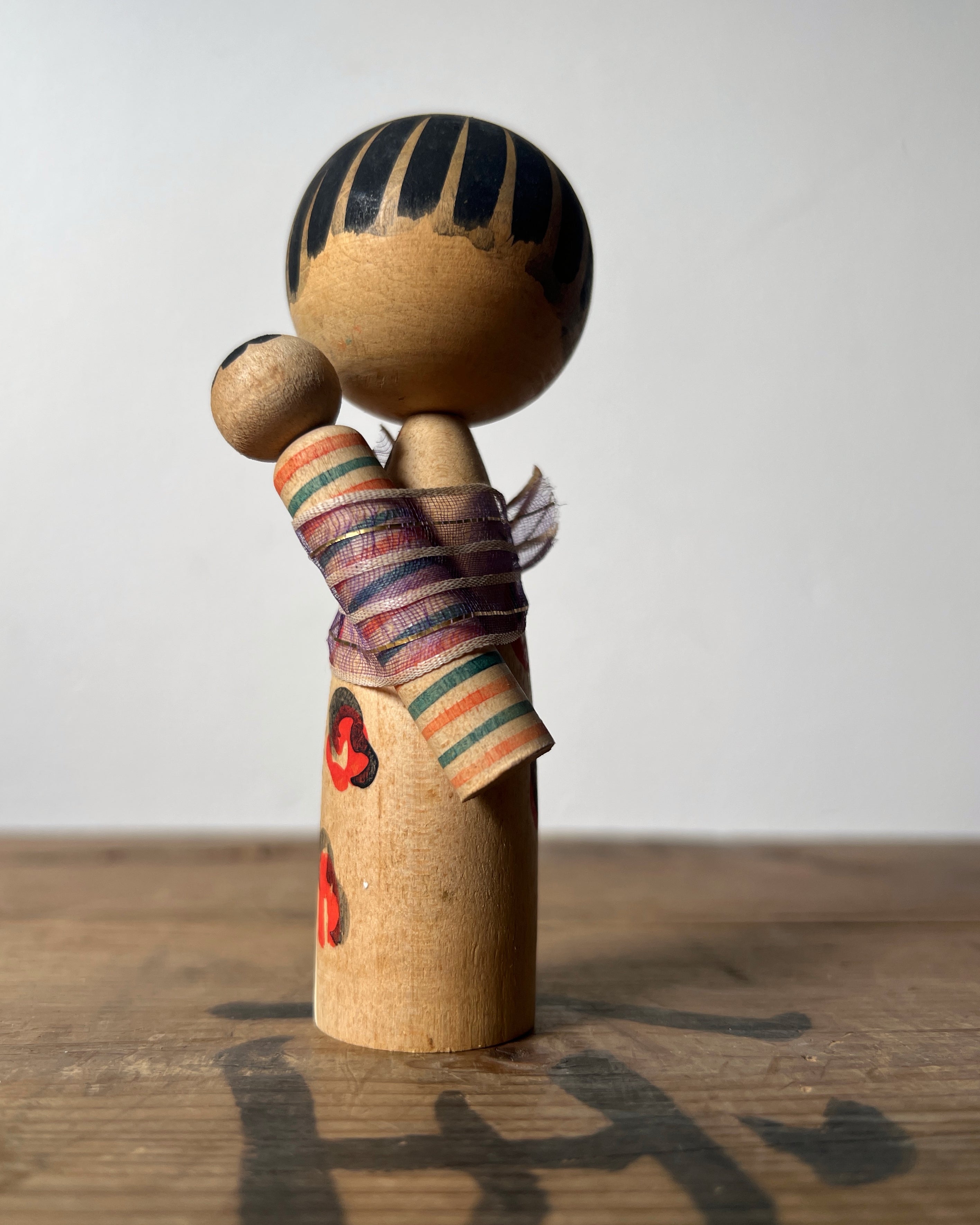 vintage kokeshi dolls