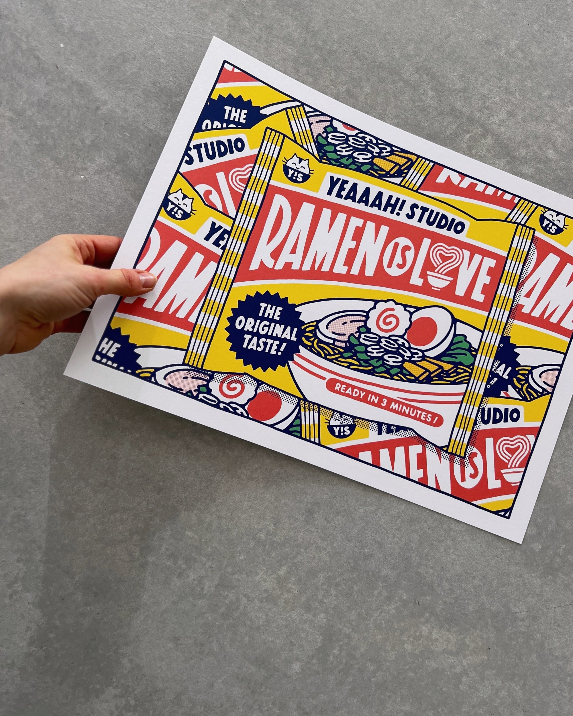 yeaaah! studio prints & postcards : ramen is love