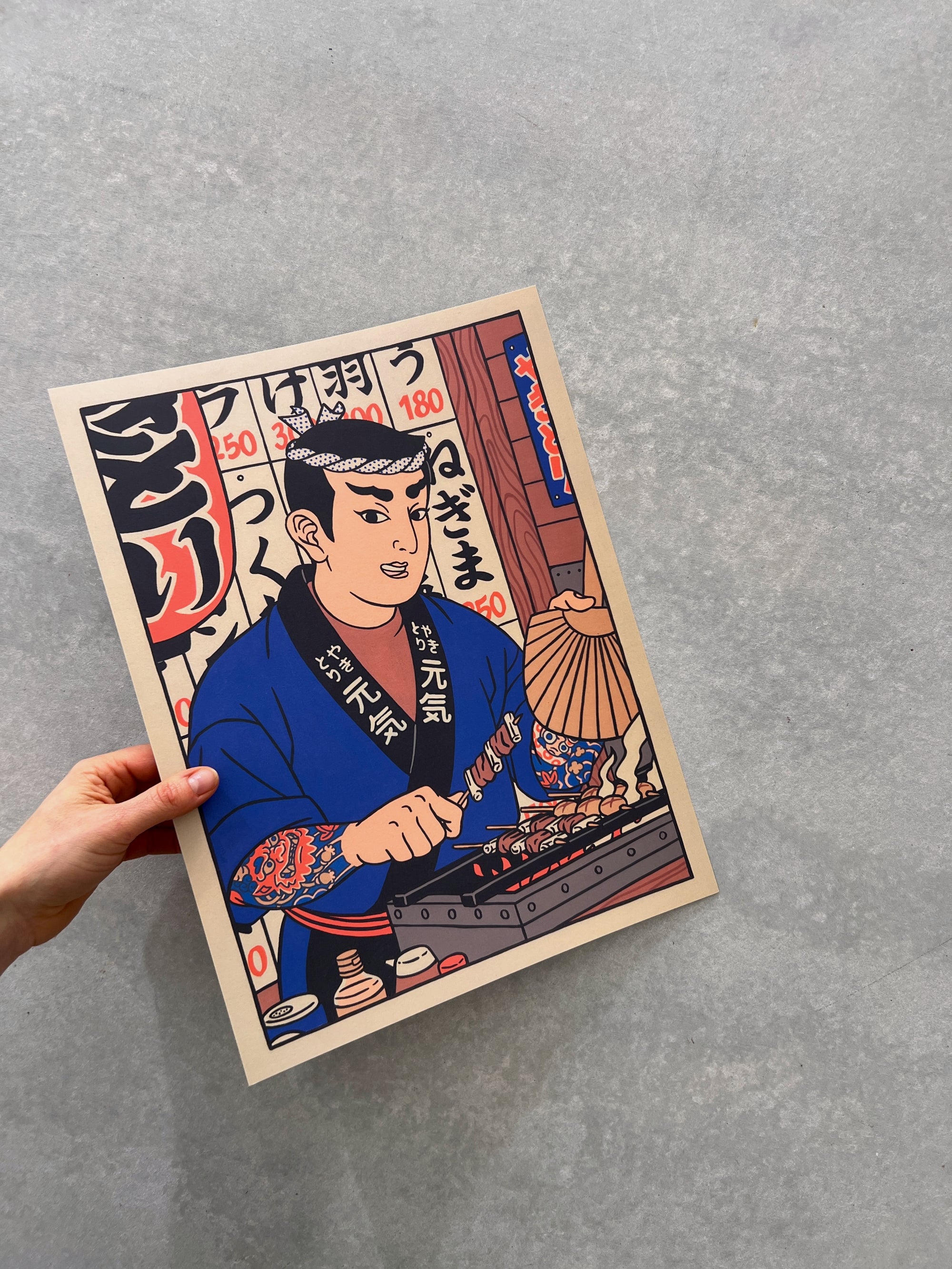 yeaaah! studio prints & postcards : yaki niku chef