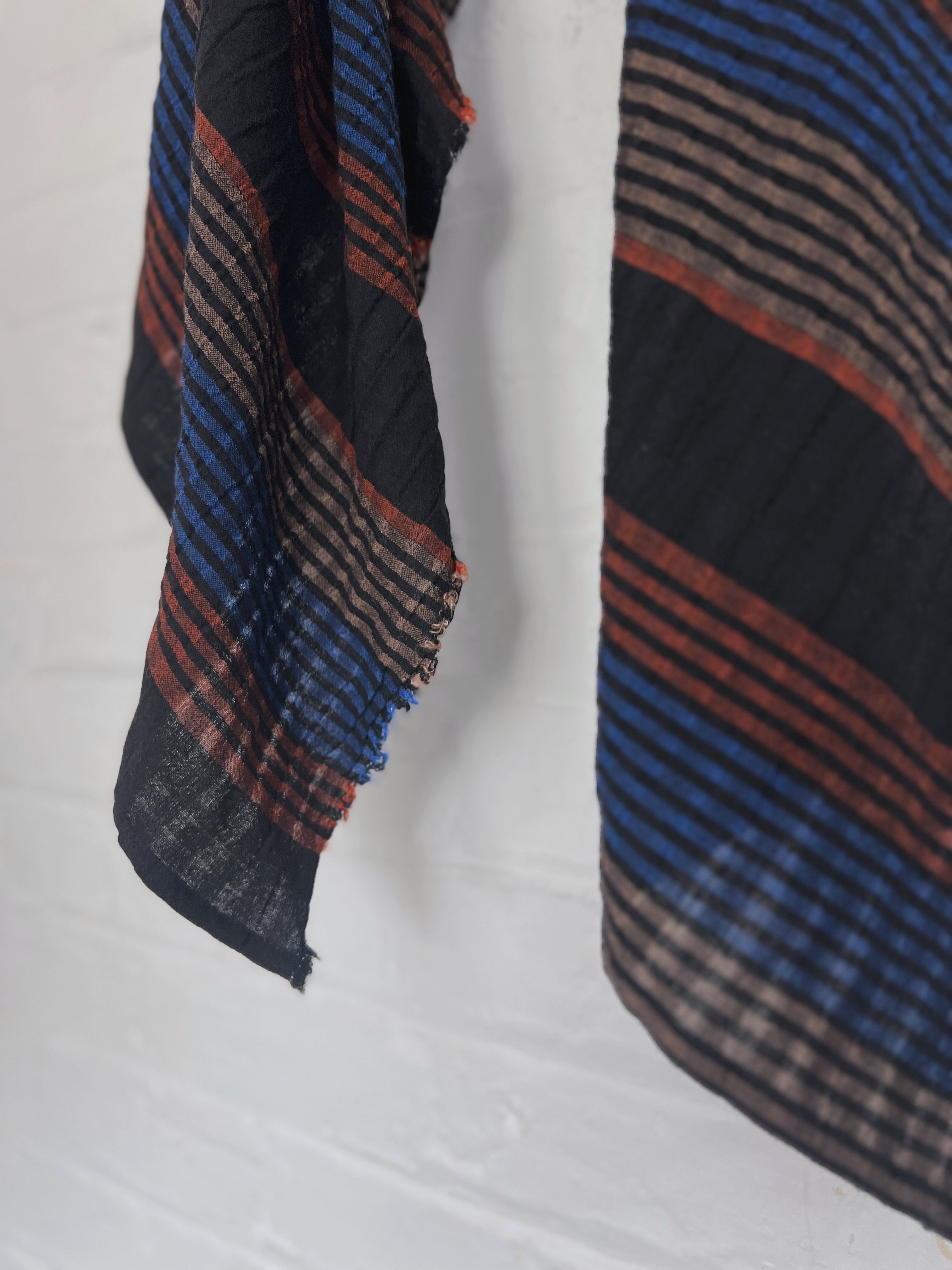 LJ struthers : striped cotton chapter scarf