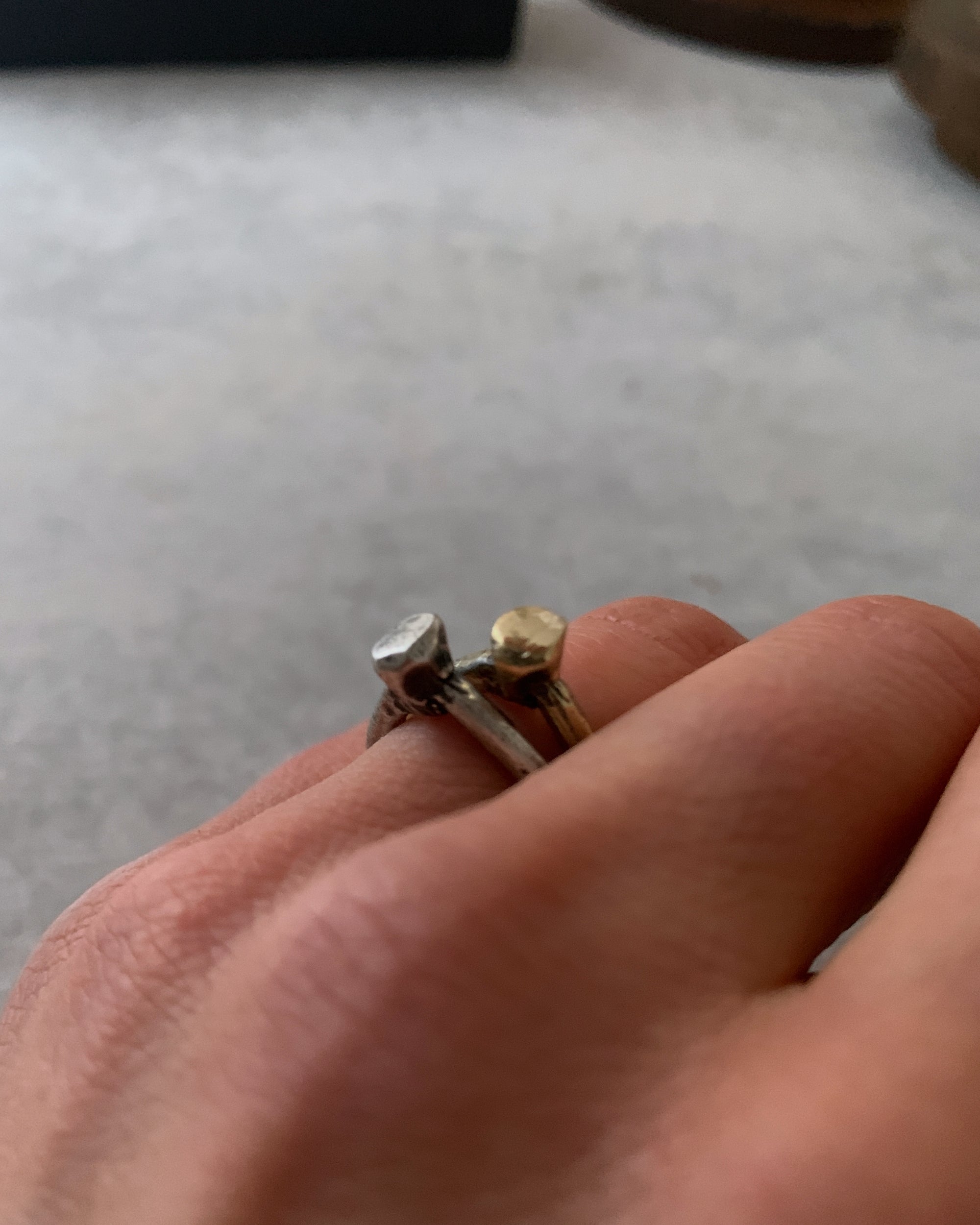 elassaad : diamond-ish ring