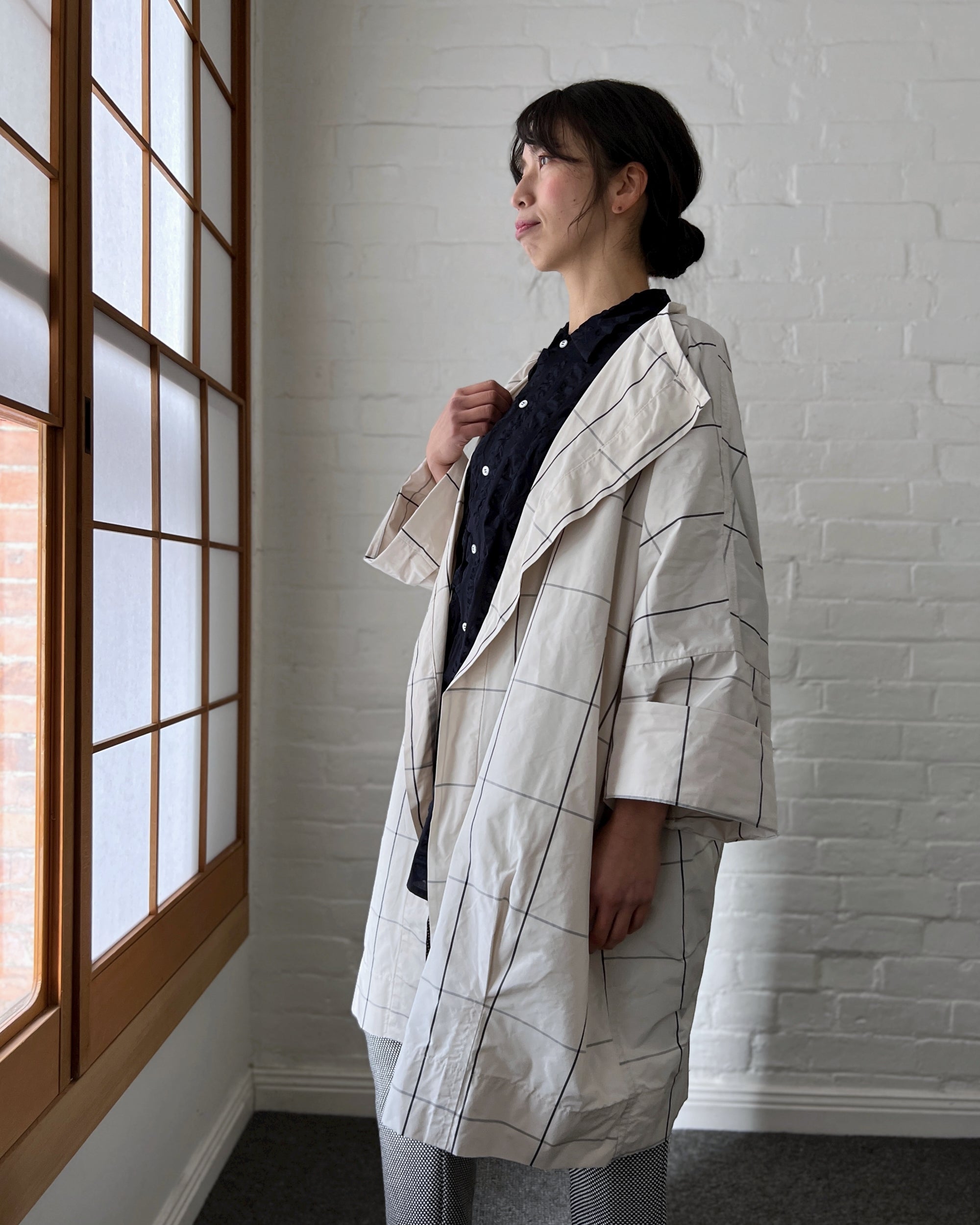 LJ struthers : window pane check gallery duster