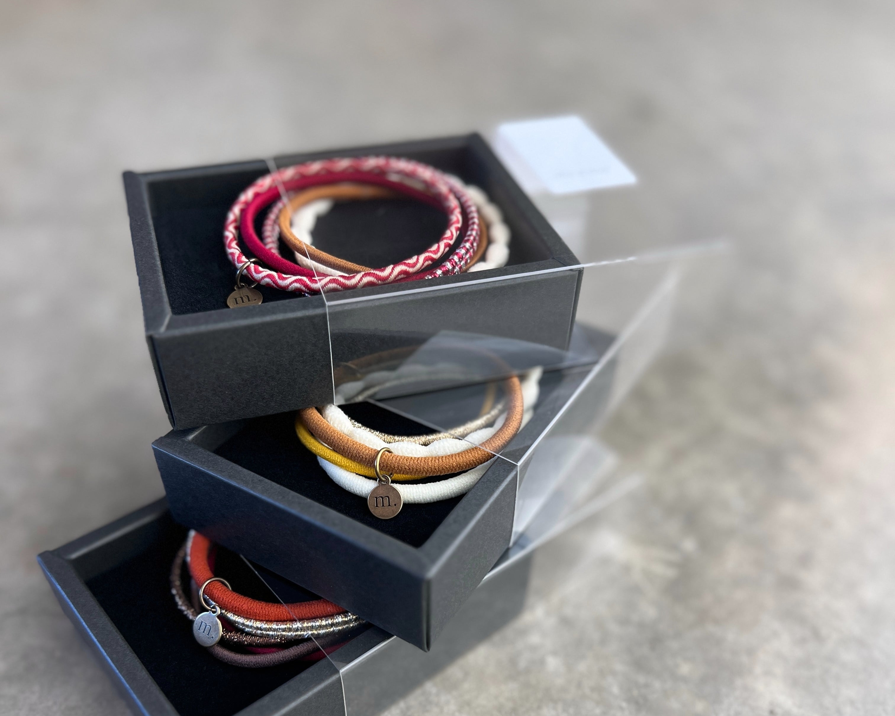 'm' for the maker : hair tie set - kyoto