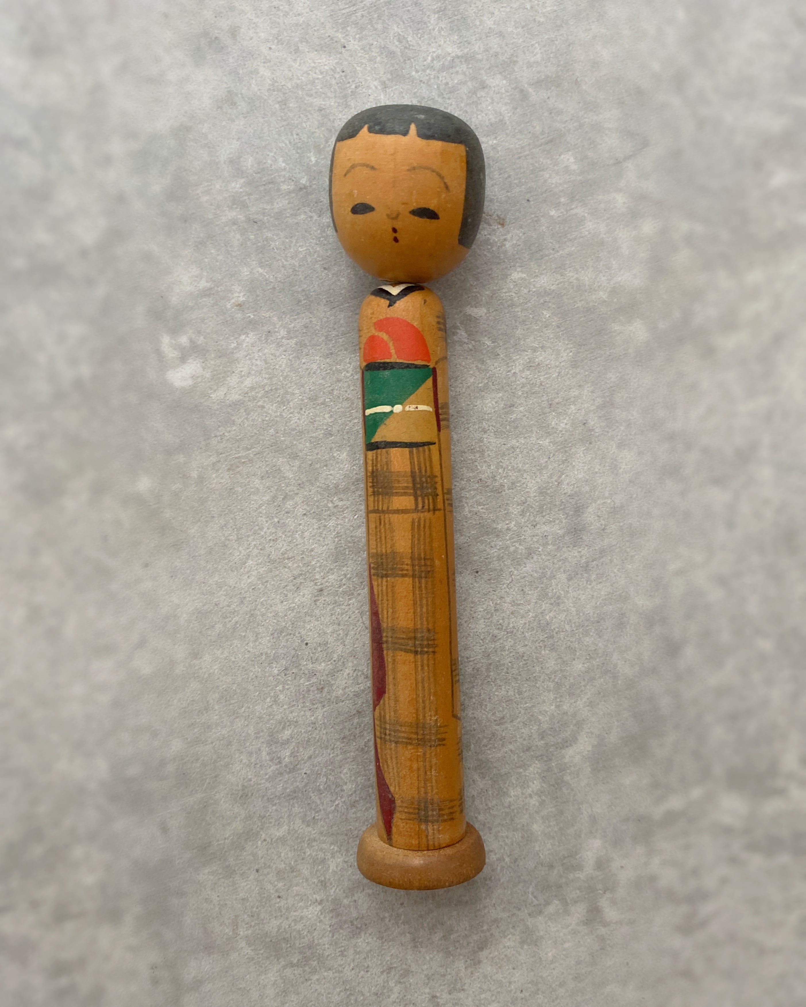 vintage letter kokeshi