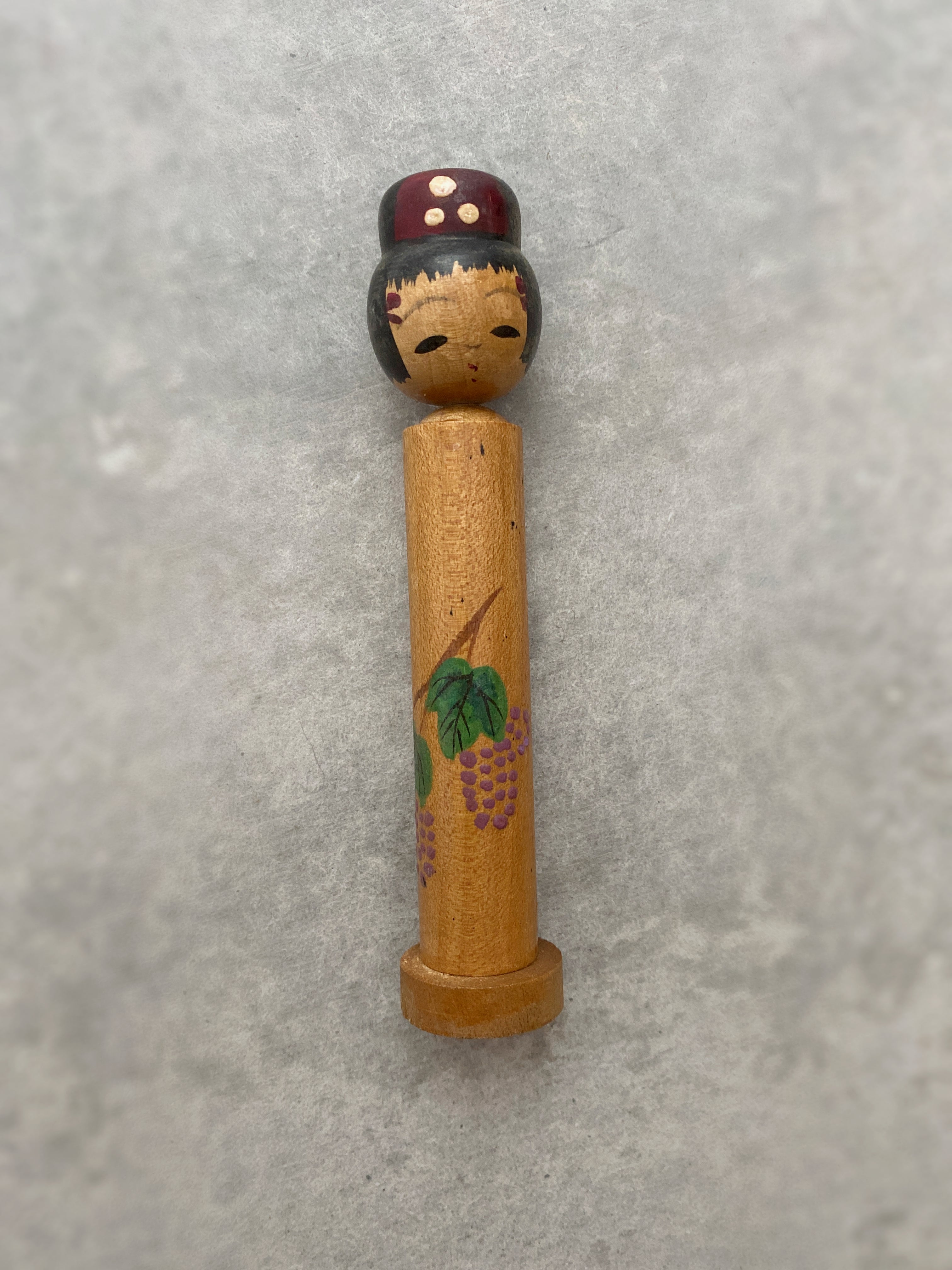 vintage letter kokeshi