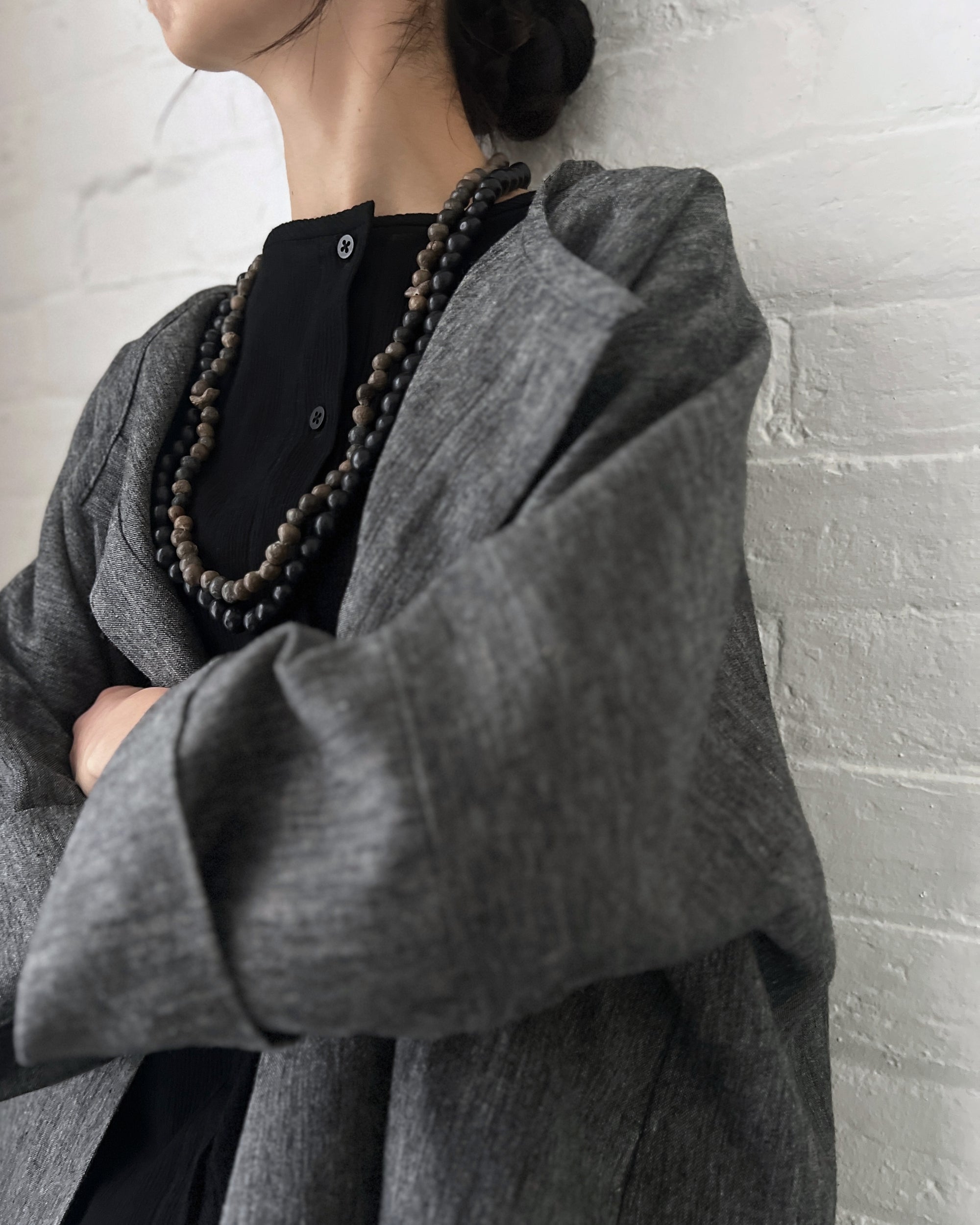 LJ struthers : textured weave haiku jacket