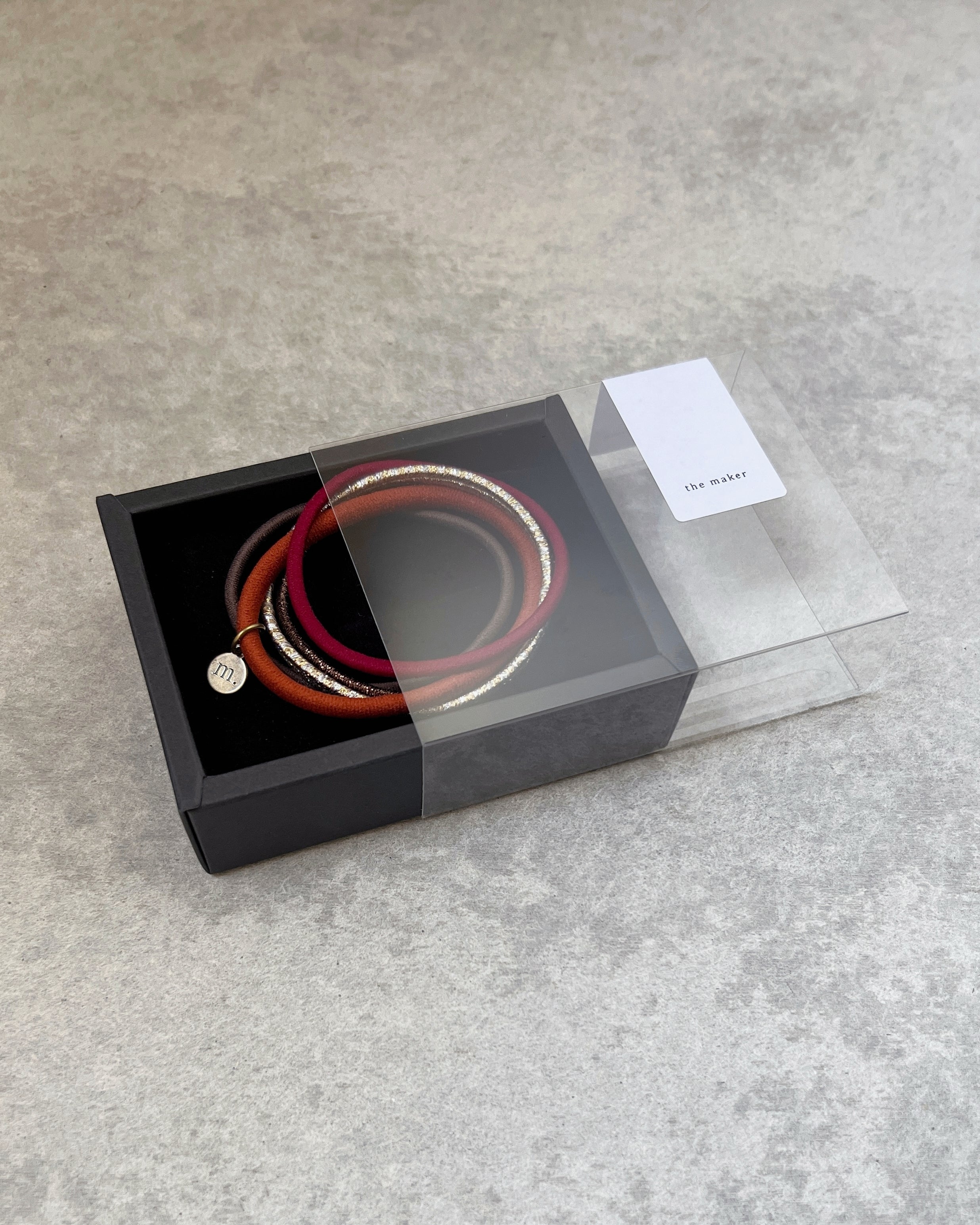 'm' for the maker : hair tie set - kanazawa