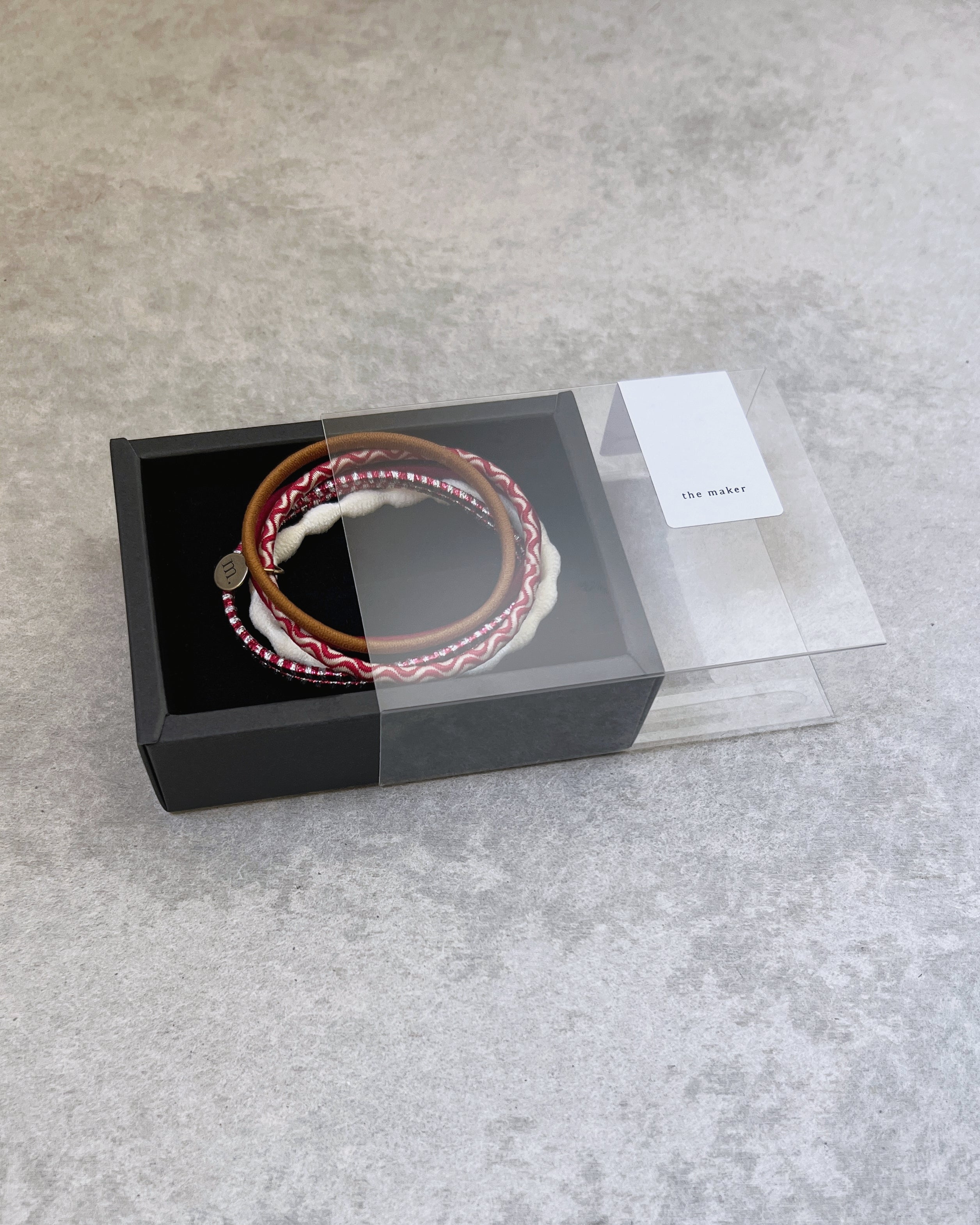 'm' for the maker : hair tie set - kyoto