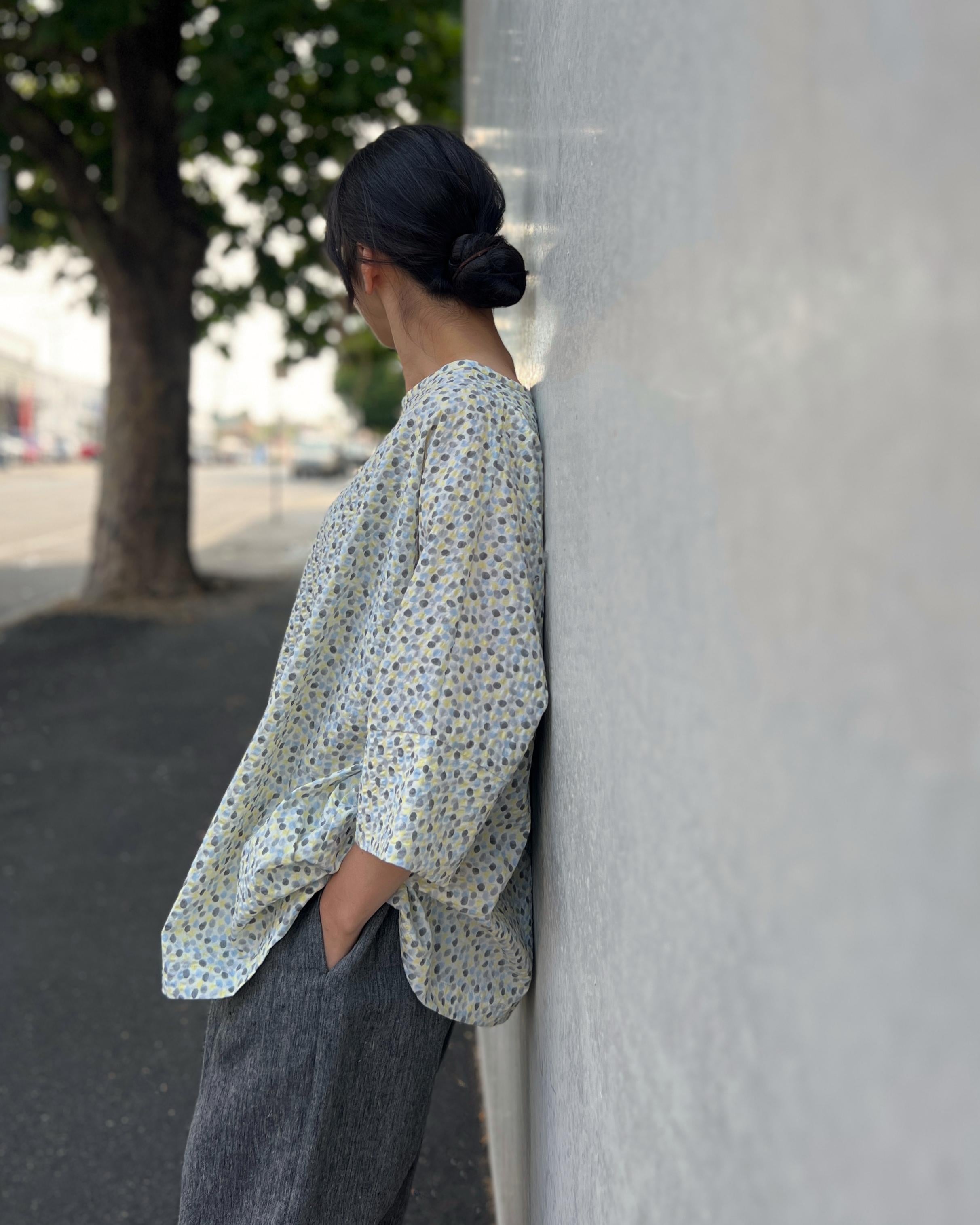 LJ struthers : dotted cotton lunar smock