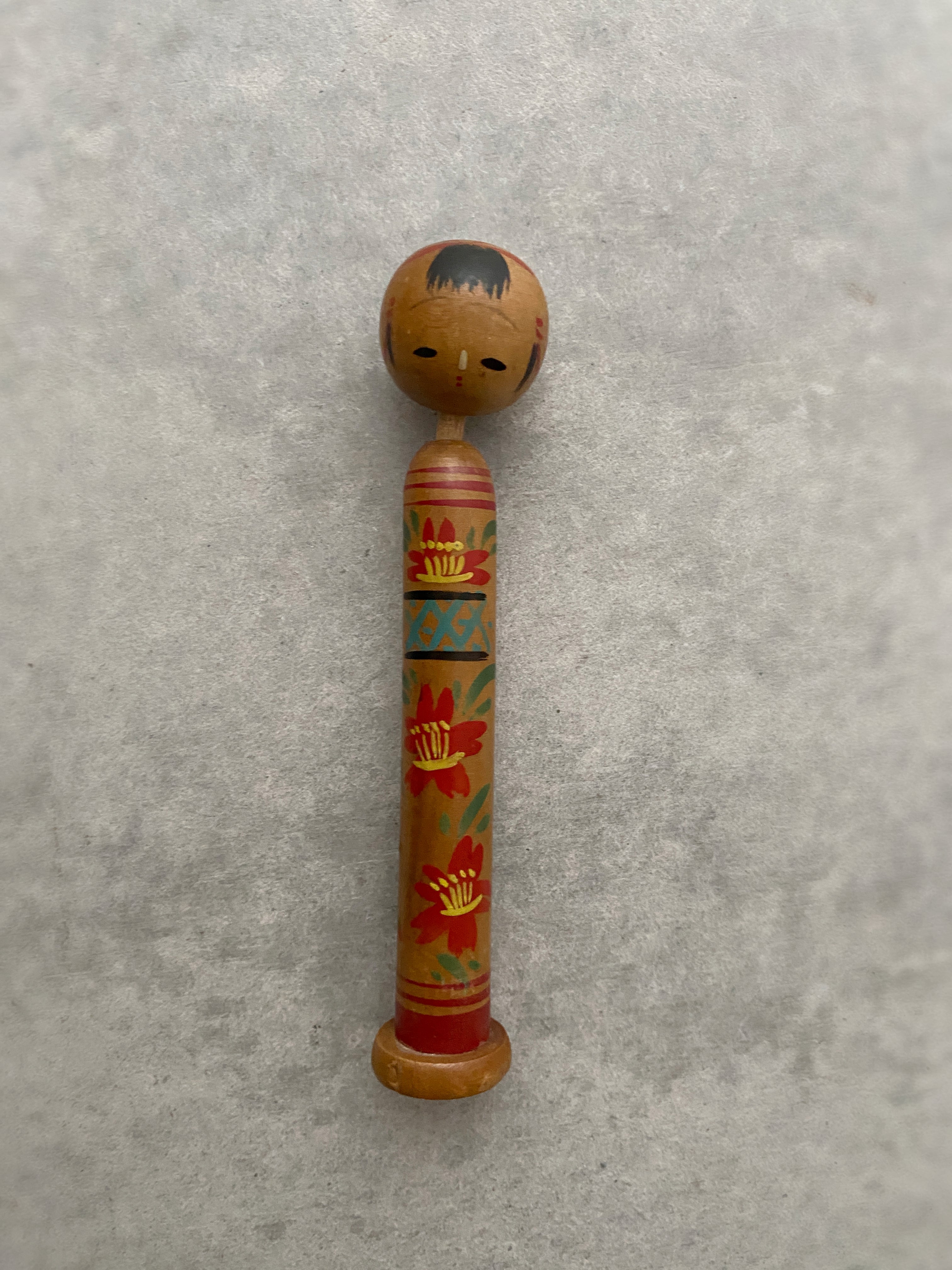 vintage letter kokeshi