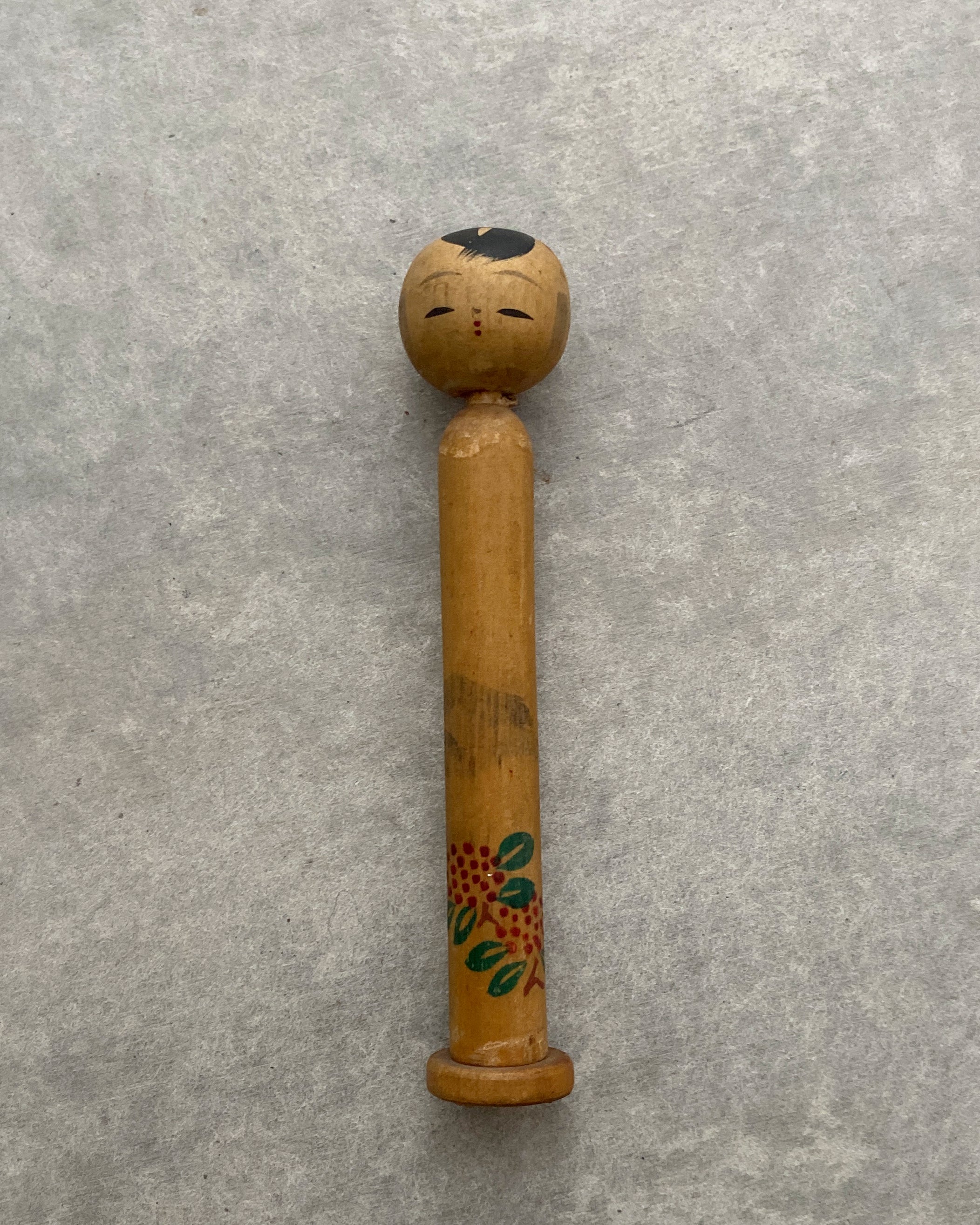 vintage letter kokeshi