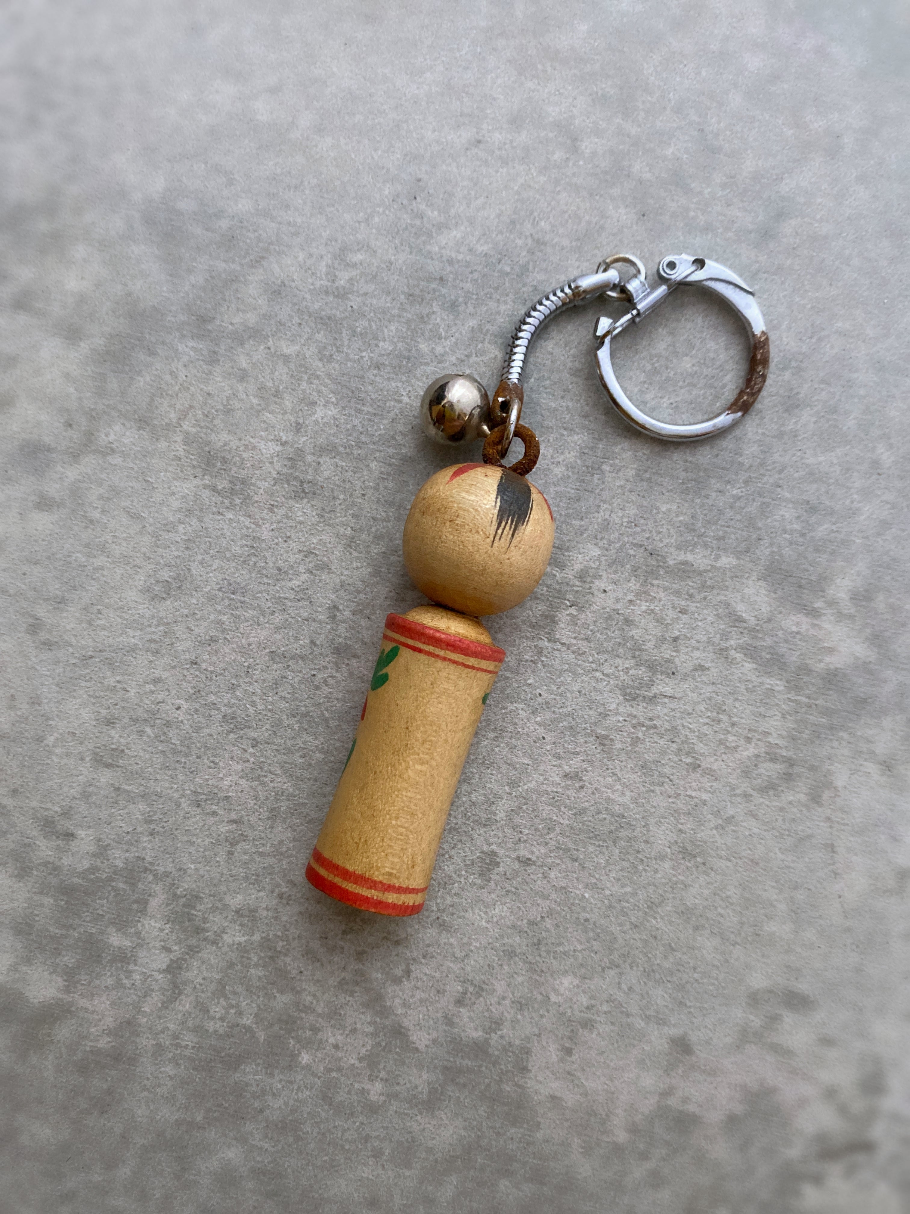 vintage kokeshi charm