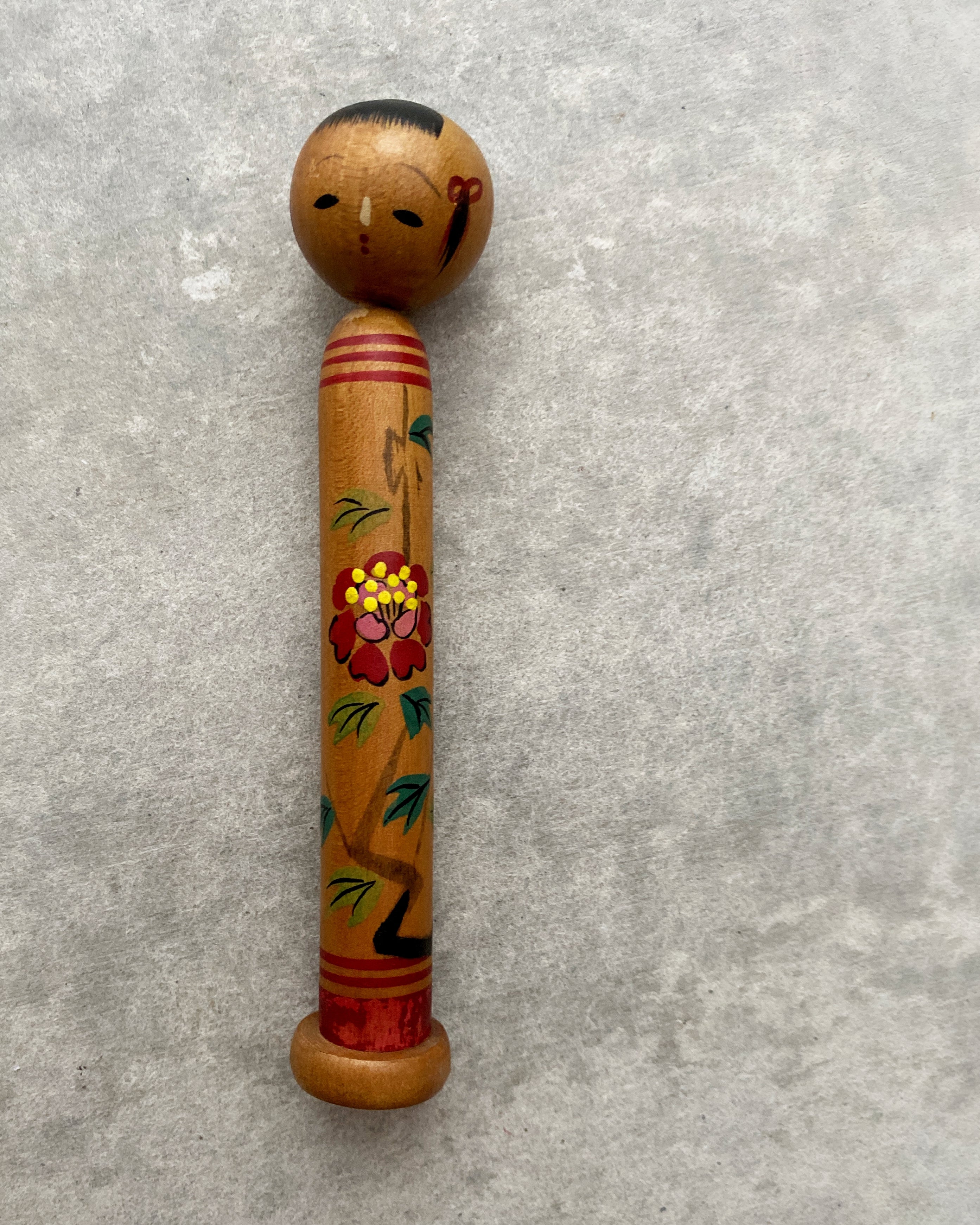 vintage letter kokeshi