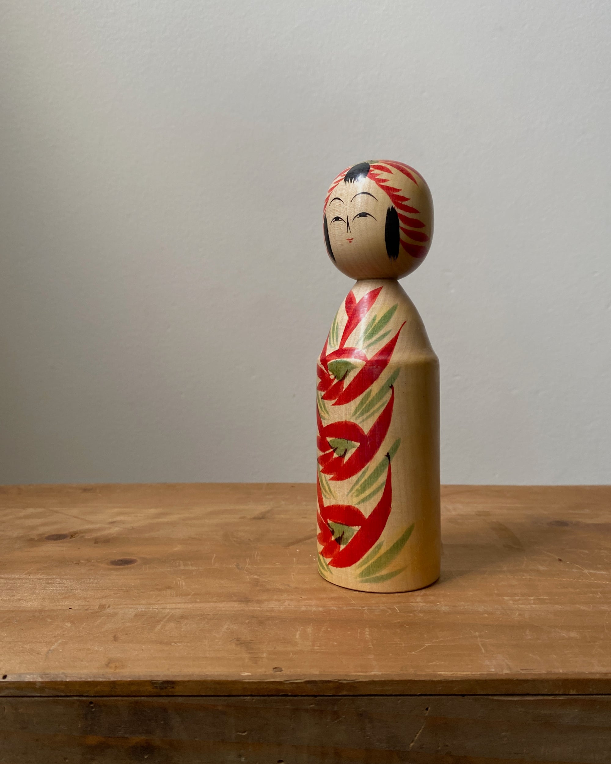 vintage japanese kokeshi