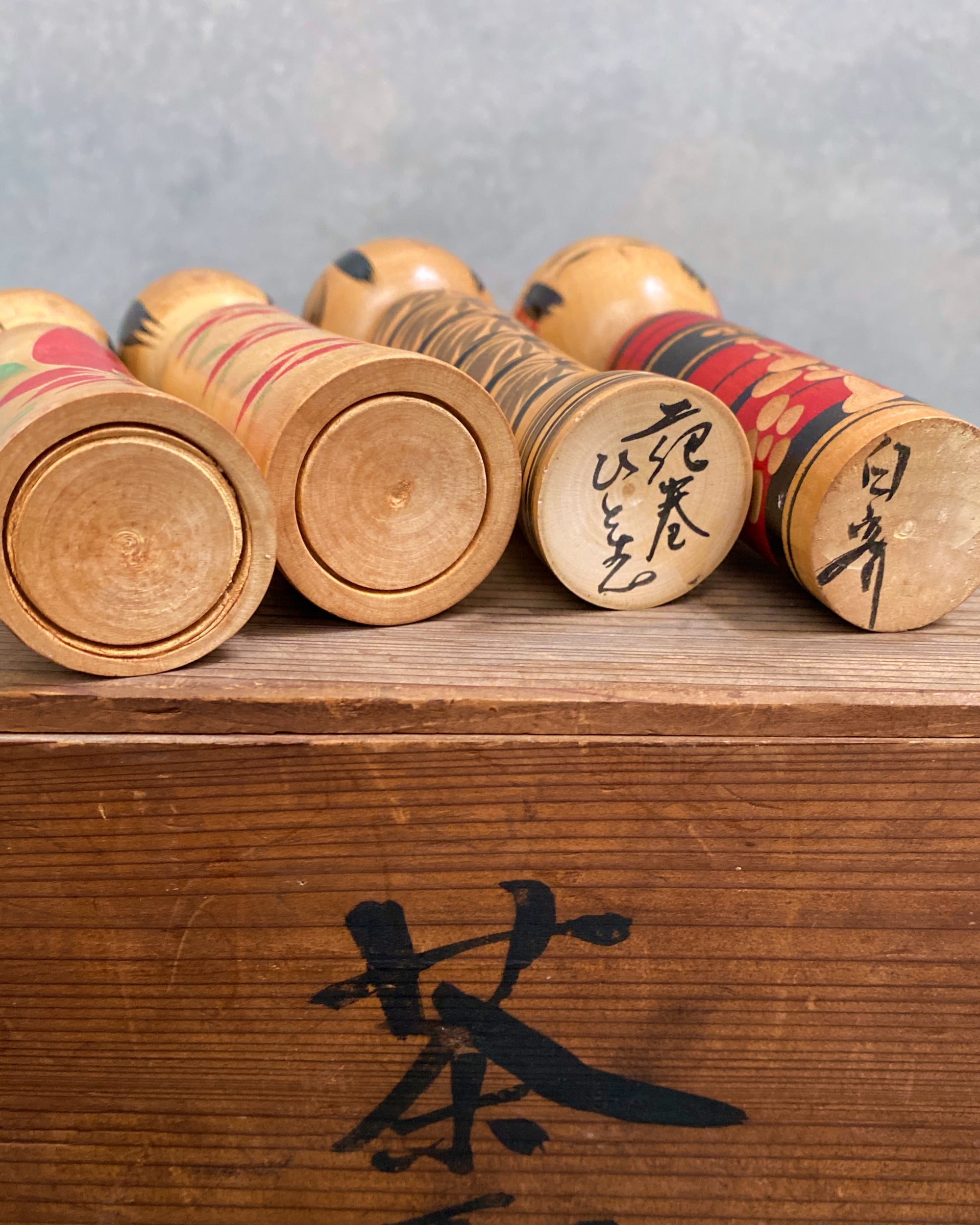 vintage japanese kokeshi