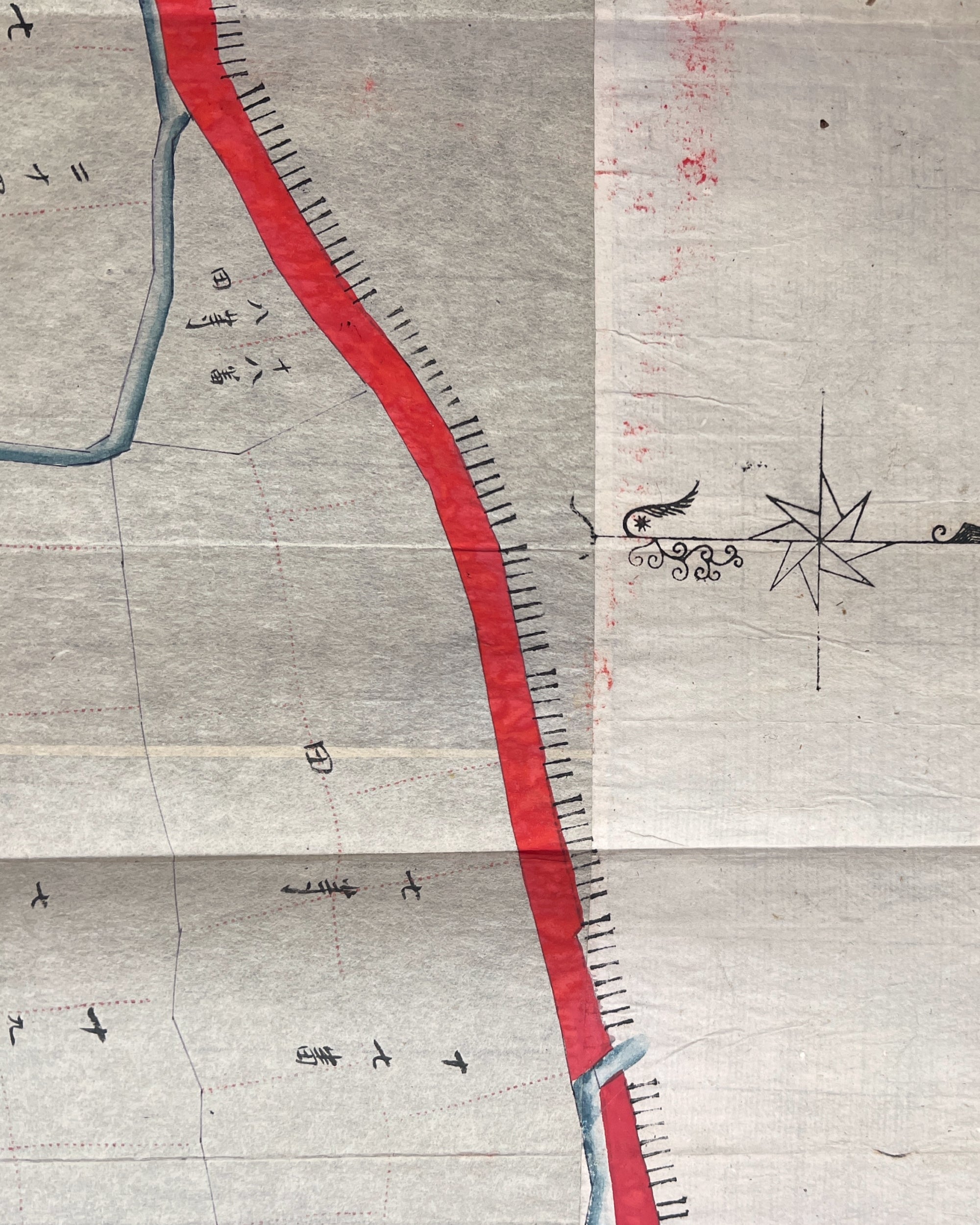 antique japanese map : go