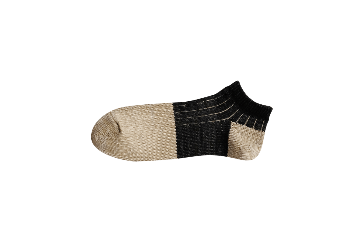 nishiguchi kutsushita : boston linen cotton anklet sock