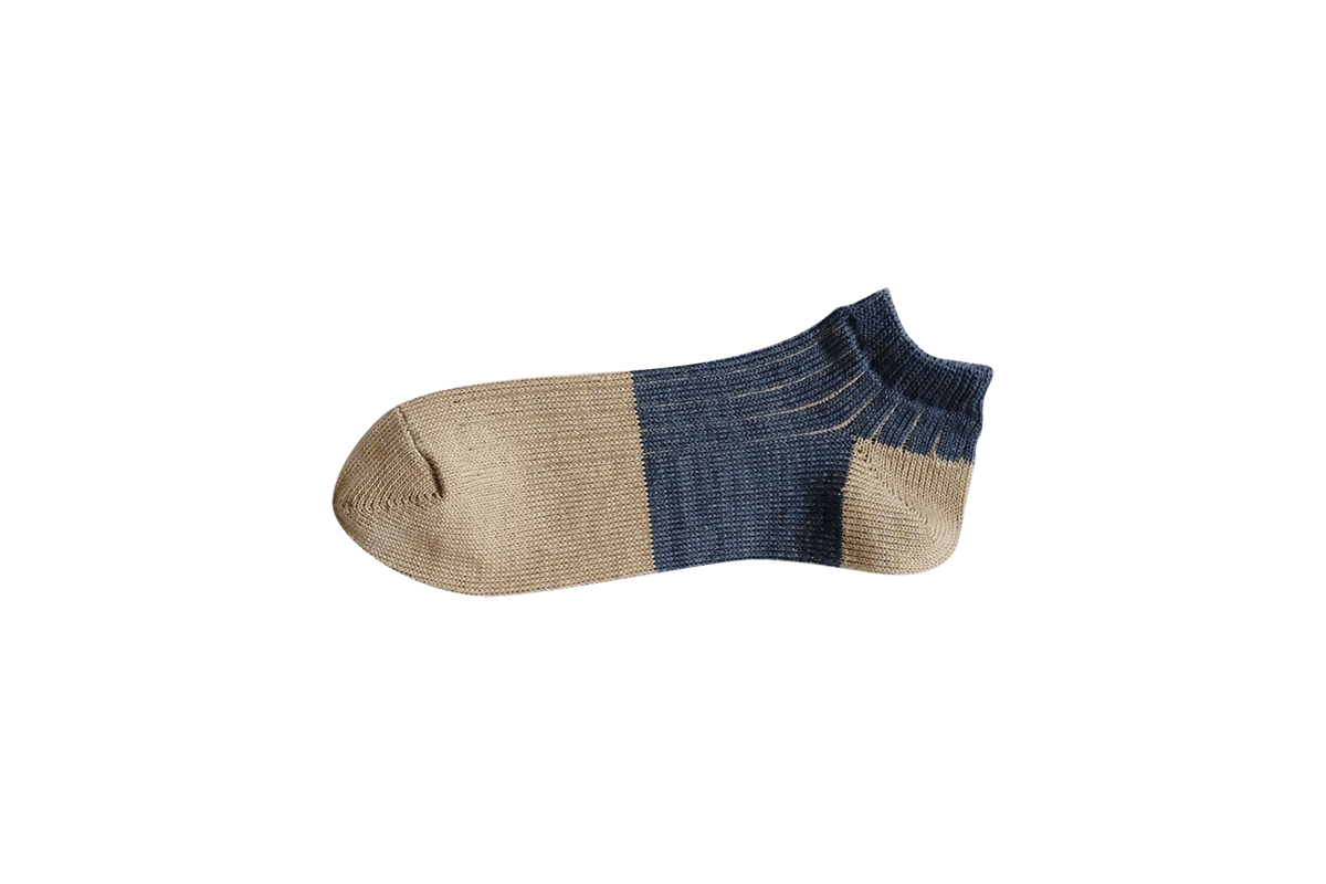 nishiguchi kutsushita : boston linen cotton anklet sock