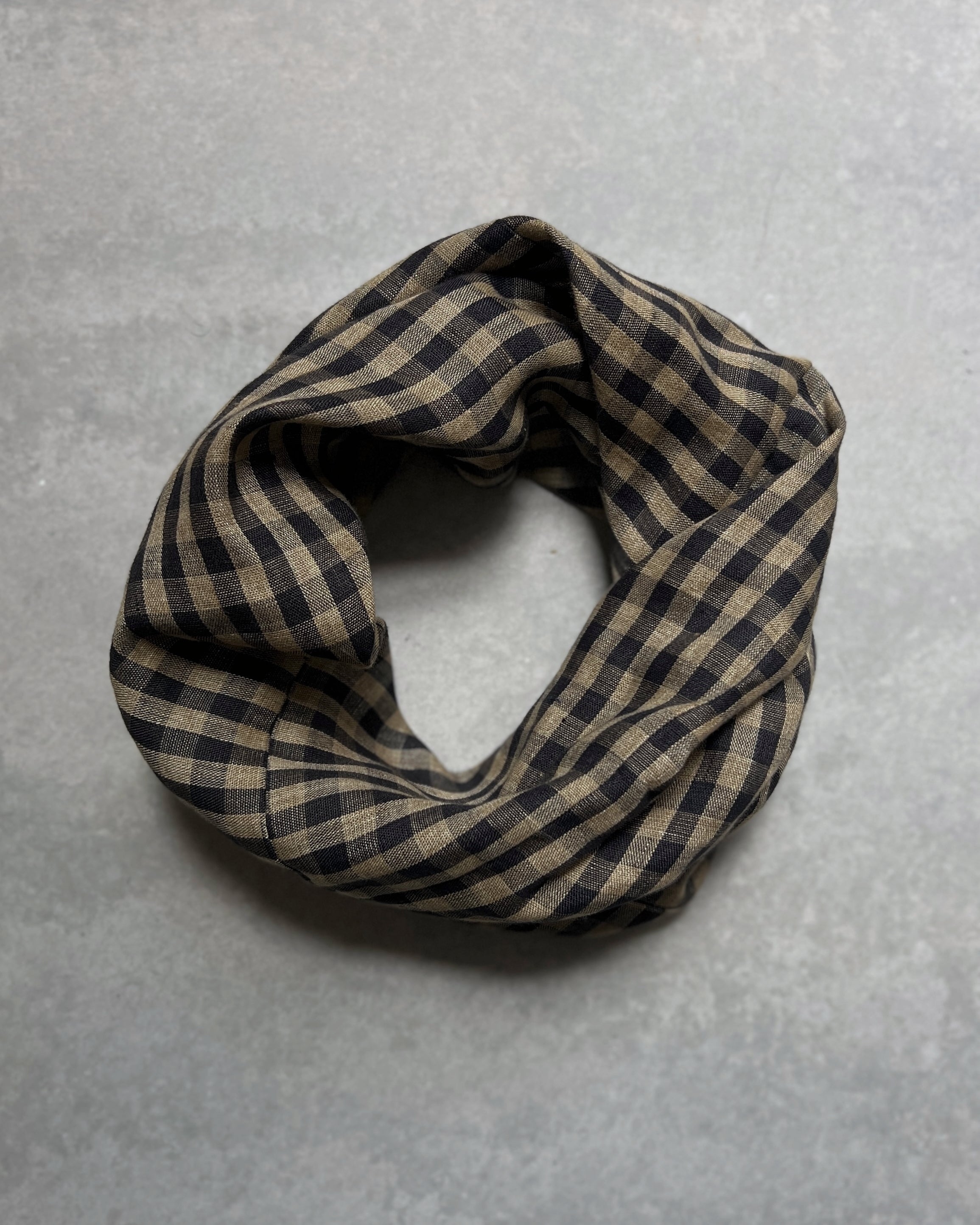 m' for the maker : check origin scarf