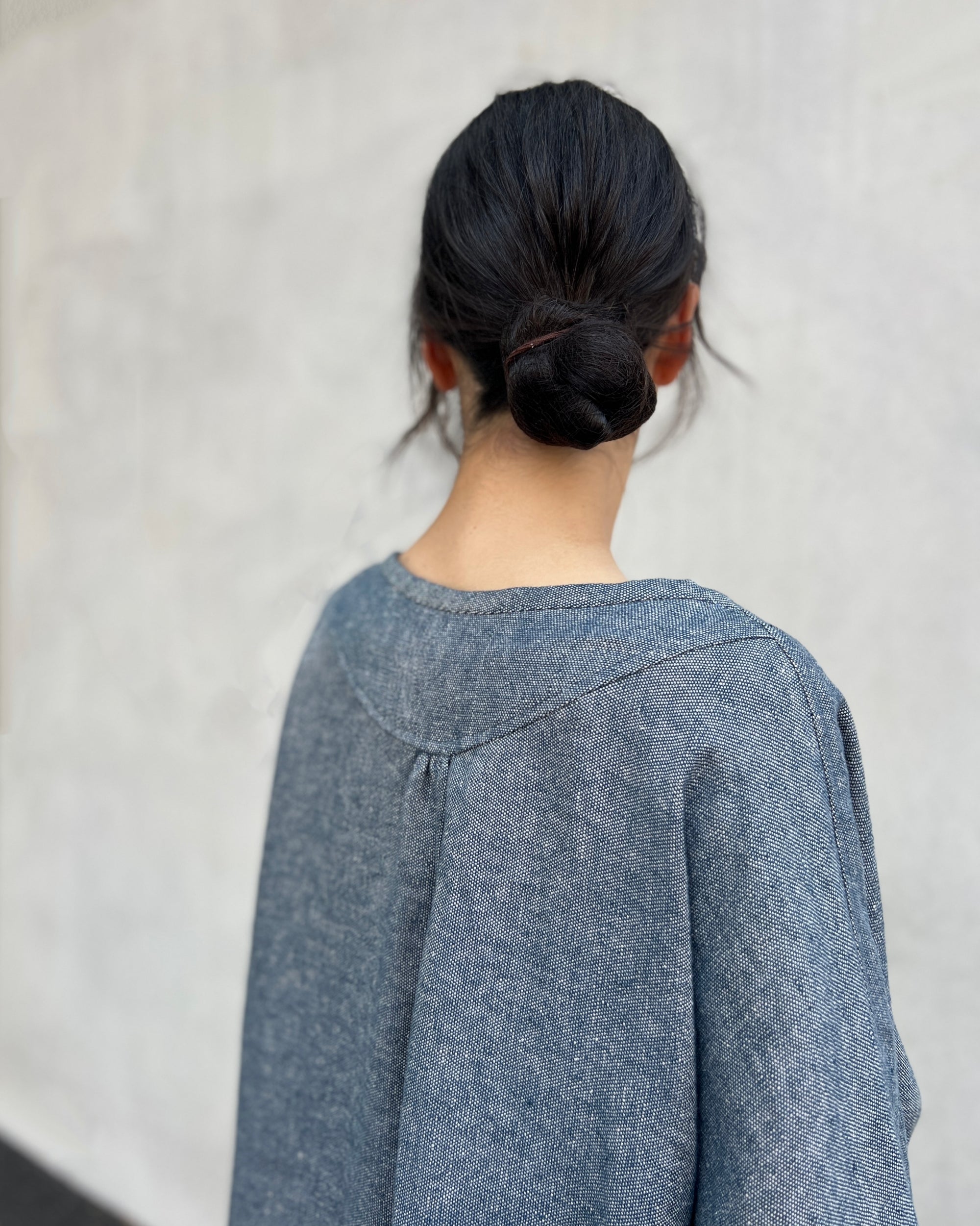 LJ struthers : chambray cotton sonnet jacket