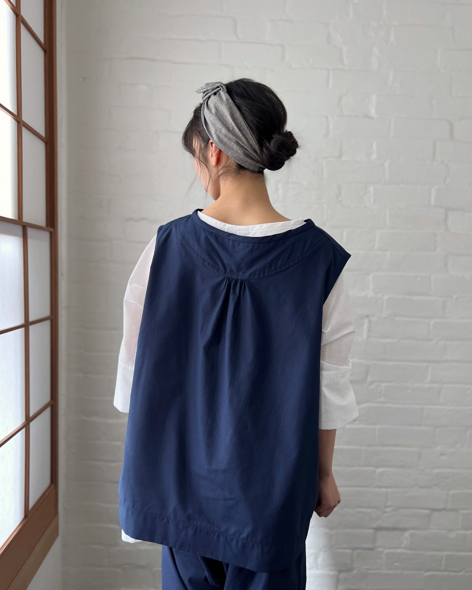 LJ struthers : textural cotton tunic