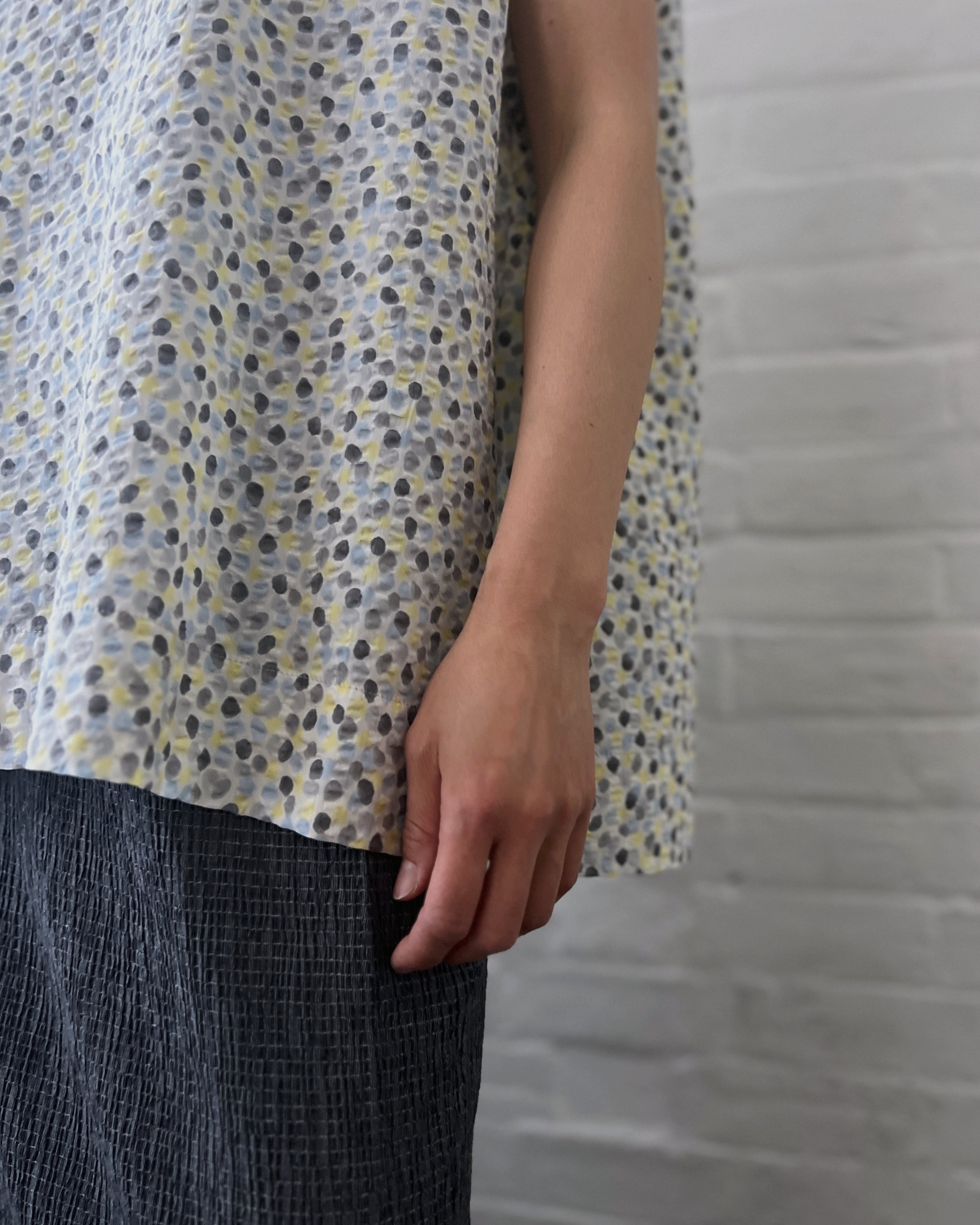 LJ struthers : dotted cotton tunic