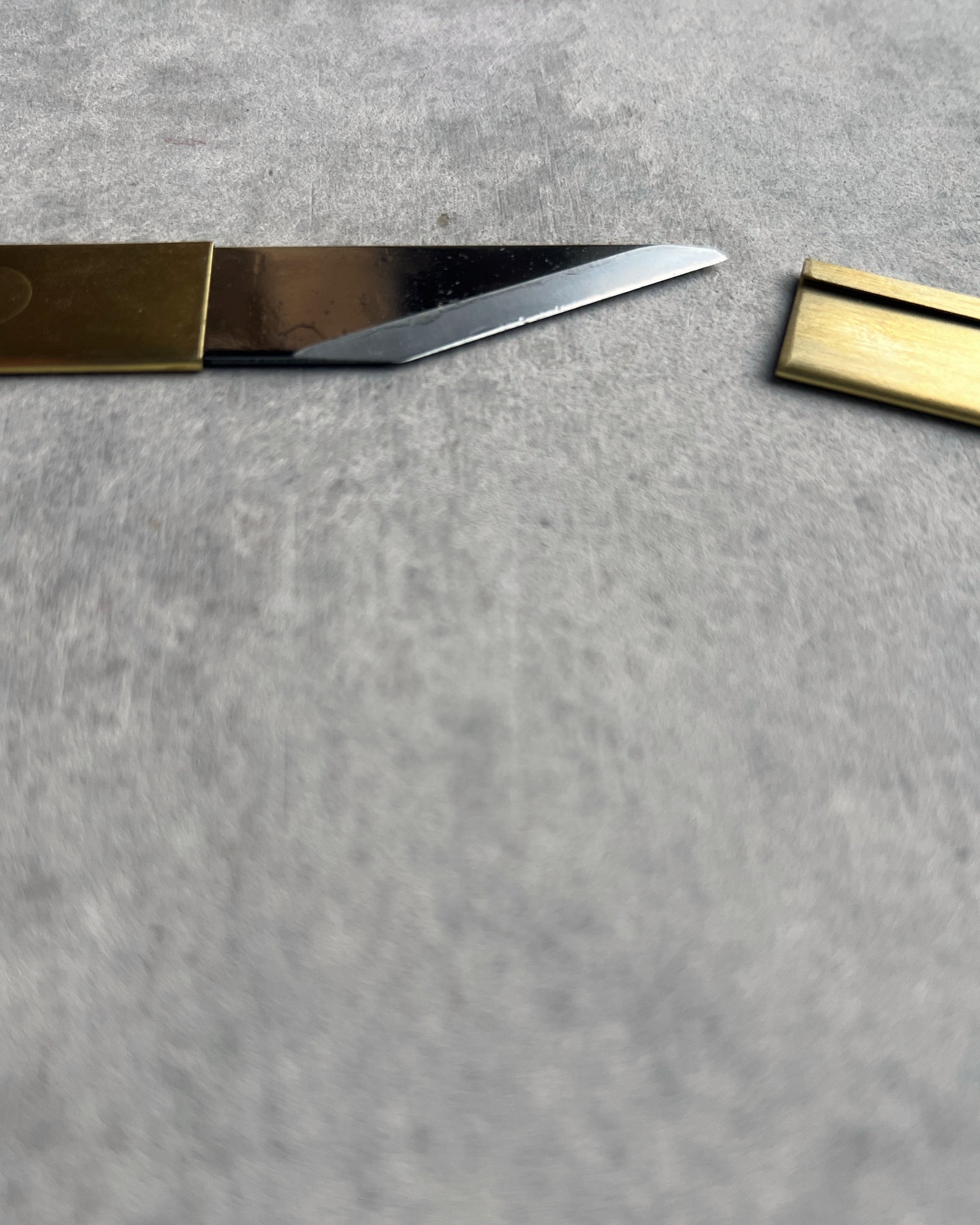 yoshiharu hamono : brass penato knife