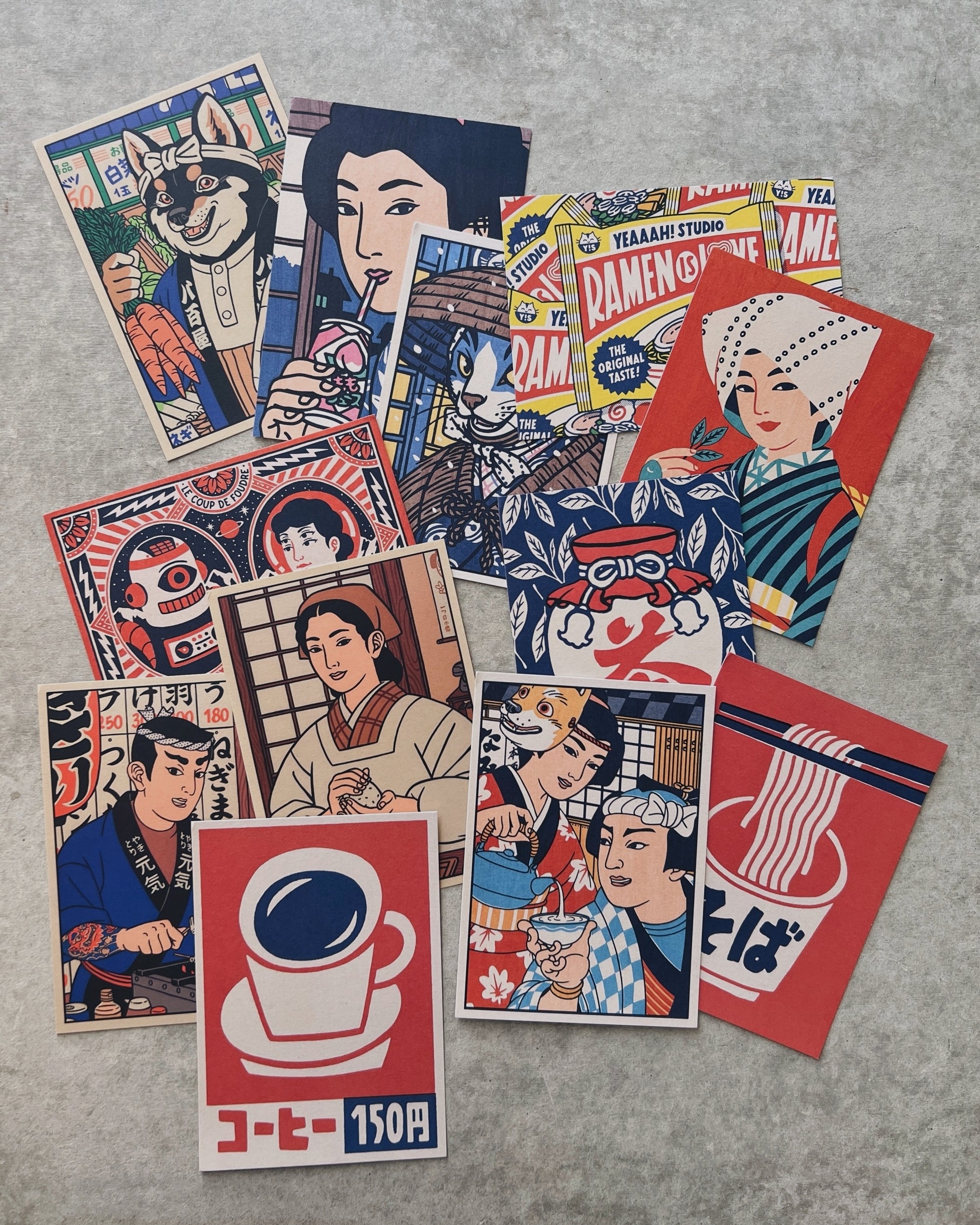 yeaaah! studio prints & postcards : kabuki ramen | ramen lovers club