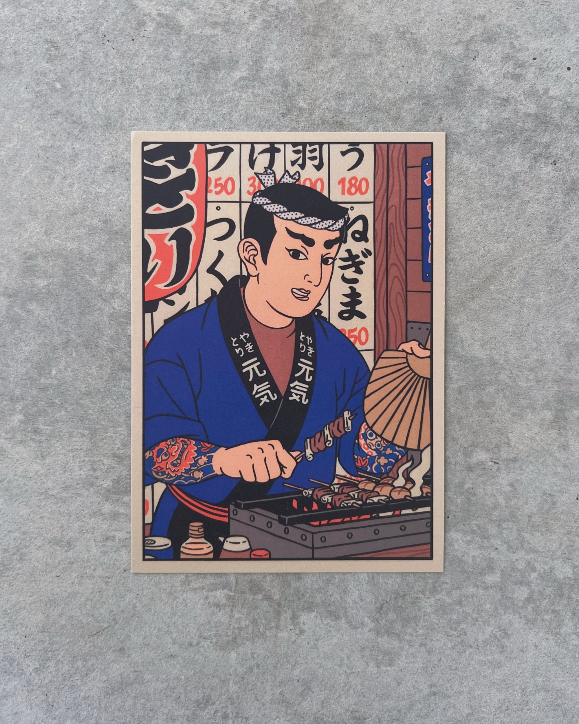 yeaaah! studio prints & postcards : yaki niku chef